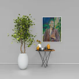Flower Pot Back Wall Poster 1